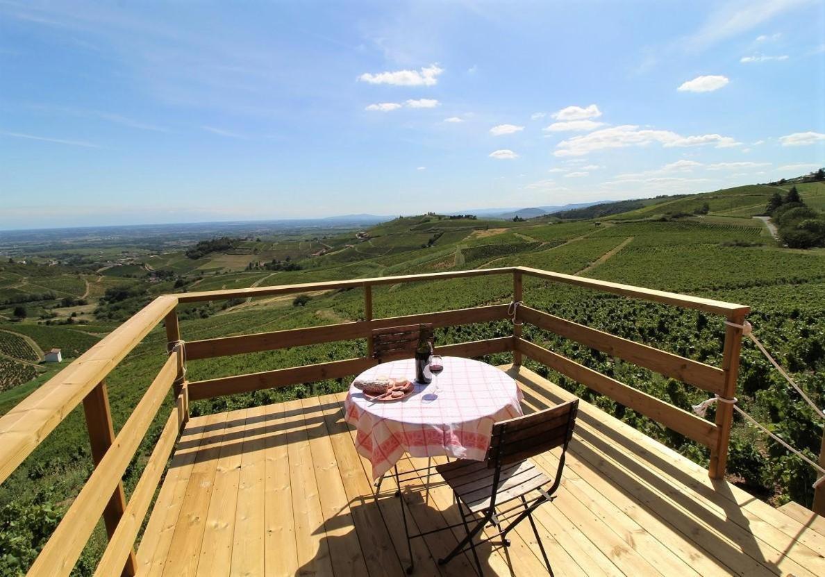 Tiny House Au Coeur Du Vignoble Beaujolais Hotel Fleurie Kültér fotó
